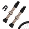Unisex Tubeless Valves Bicycle Valves High Quality Chrome Plated Brass