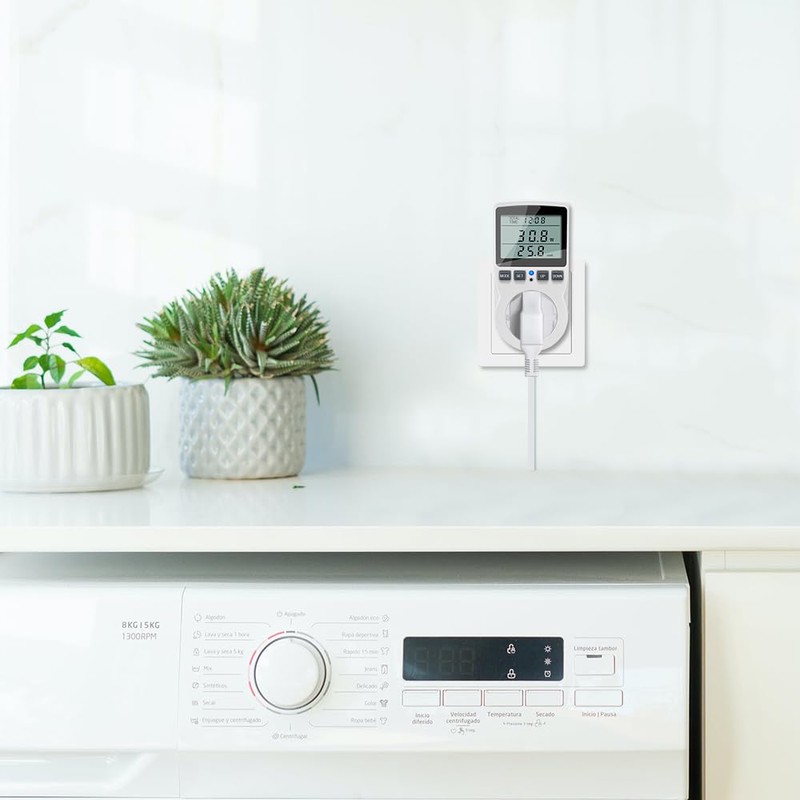 KETOTEK Energy Cost Meter, Electricity Meter for Socket with 11