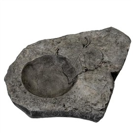 Athens Slate Leaf Bird Bath or Feeder, Pre Aged