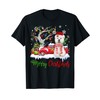 Red Truck Merry Christmas Tree Westie Pajama T-Shirt