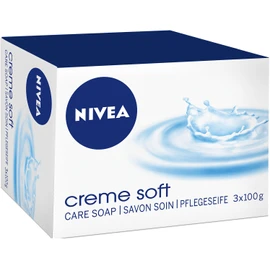 Nivea Creme Soft Cream Soap, Pack of 3 (3 x 100g)