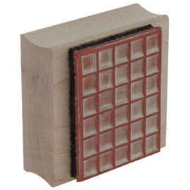 ExcelMark Wooden Rubber Stamp - 5 Frets Guitar Chord Chart