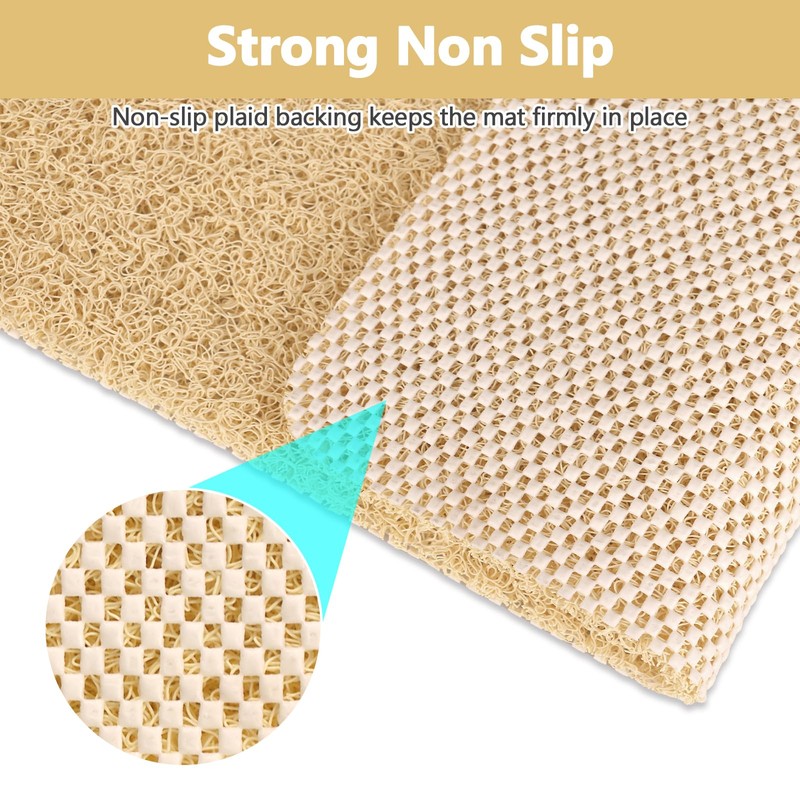 Mofonky Shower Mat Non Slip: 31 x 31 Inch Extra