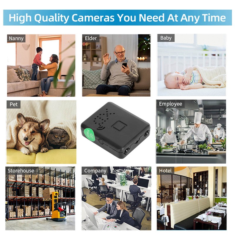 WiFi Wireless Mini Camera 1080P Small Security Camera with Motion