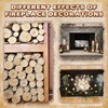 Birch Logs Set 6 Pcs Fire Wood Gas Fireplace Logs