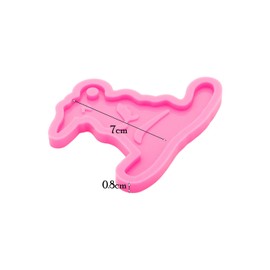 Super Glossy Magic Witch Hat Shape Keychain Silicone Mold for Resin Casting, Epoxy Resin Craft Silicone Molds, DIY Jewelry Making Silicone Molds Pendant Mould Polymer Clay Mold