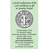 St. Benedict Medal Holy Card (10-pack) with Two Free Prayer