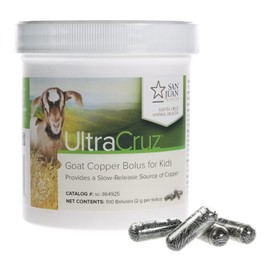 UltraCruz - sc-364925 Goat Copper Bolus Supplement for Kid Goats, 100 Count x 2 Grams