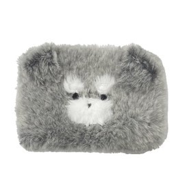 Stream TY027A Stream Market Pouch, Small, Cute, Thin, Small Items, Fashionable, Animal, Fluffy, Fluffy, Fluffy, Miniature Schnauzer