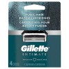 Procter & Gamble Gillette Intimate Pubic Hair Razor Cartridges, 4