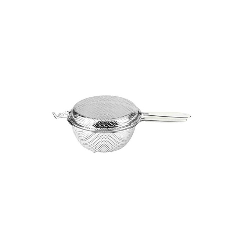 Pearl Metal Stainless Steel Punched Hand Strainer 16 cm 2-Piece