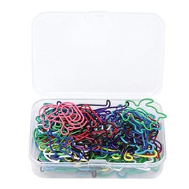 60pcs gato perro clip de papel metal lindo documento 12 tipos de clips de marcado de animales para la oficina de la escuela marcador organizar papelería regalos