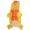 Dog Cute Raincoat Hooded Cloak Rain Jacket Cover Waterproof Polyester