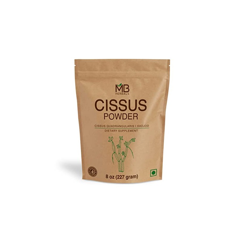 MB Herbals Cissus (Hadjod) Powder 227g | 8 oz| Half