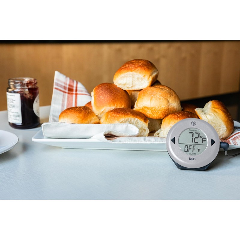 ThermoWorks DOT — Chefs’ Favorite Simple Alarm Thermometer - Dove