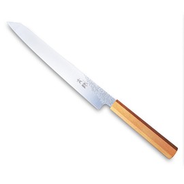 TAIE Japanese Sashimi Knife 10.6 Inch Sujihiki Knife High Carbon Powder Forge Stainless Steel Blade 0.2mm Thickness with Stabilized Ash Wood Handle 270mm