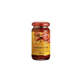 Conimex Sambal Oelek Hot Pepper Paste (Economy Case Pack) 6 Ounce Jar (Pack of 6)