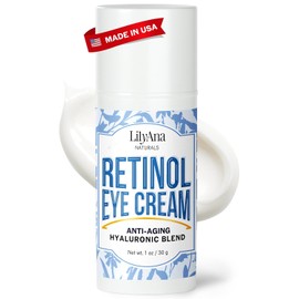 LilyAna Naturals Crema De Ojos - Crema De Ojos Para Ojeras E Inflamación, Crema Para Debajo De Los Ojos, Crema Anti Envejecimiento Para Los Ojos Reduce Las Líneas Finas Y Arrugas (1.0 Onza, Re