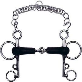 Feeling Unisex's Rubber Jointed Pelham Bit, Multi-Colour, 135 mm