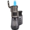 Vertigo by Lotus Cyclone Triple Torch Cigar Lighter Charcoal 2