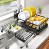Dish Drying Rack - Extendable Dish Rack, Large Sink Drying