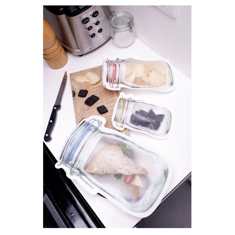 KIKKERLAND Zipper Bags "M set of 3" ジッパーバッグM CU145-M