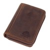 Greenburry Vintage RFID Card Holder Brown 10 x 2 x