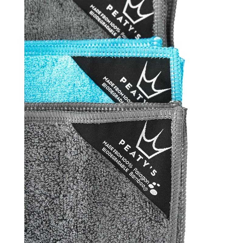 Peaty's Bamboo Bike Cleaning Cloth, Eco friendly No Microfibre Plastics,