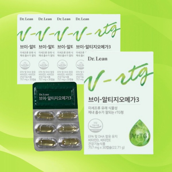 Dr.Lin Altige Vegetable Omega-3 757mg 120+30 Capsules Blood Circulation Nutrient / 닥터린 알티지 식물성 오메가3 757mg 120+30캡슐 혈액 순환 영양제