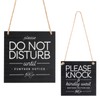 Volumoon ONE 2-Sided Sign, Knock & Kindly Wait, Do Not