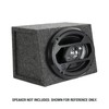 Scosche SE69KT 6x9 Single Car Speaker Enclosure with Gray Carpet,