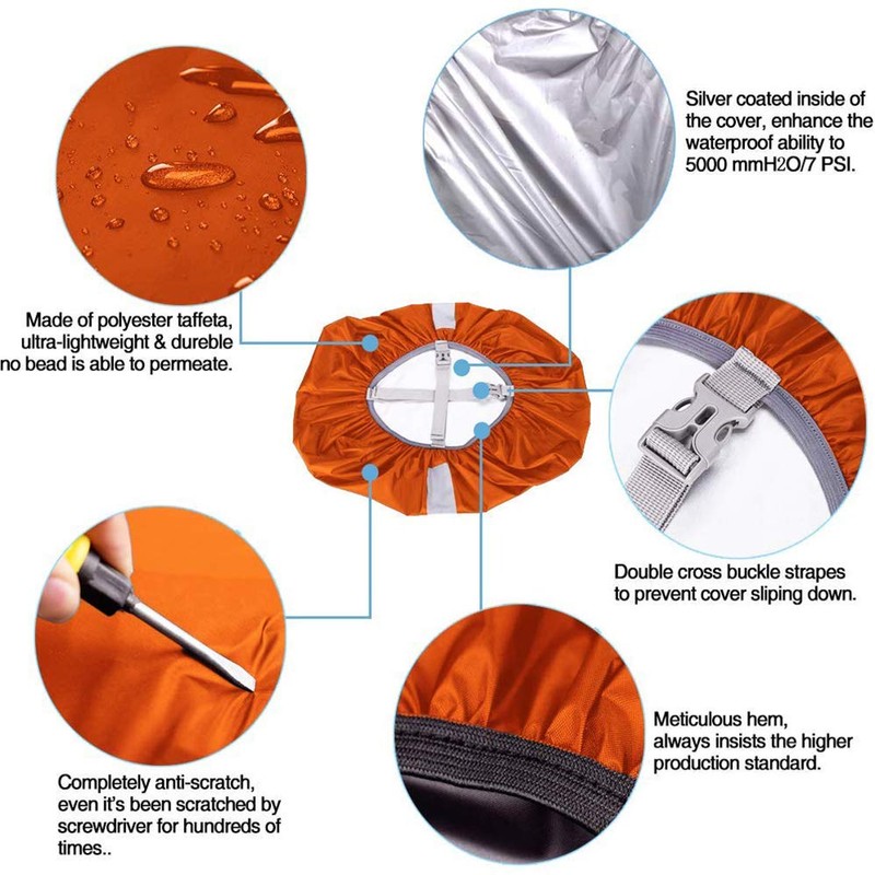 Rain Cover for Backpack, School Bag, Waterproof Backpack Rain Cover