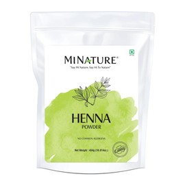 mi nature Henna Powder (Lawsonia inermis) | Natural Hair Color| Mehandi Powder for Hair | from Rajasthan| Presevative Free | 454gm (16.01 Oz) hair dye |pure and natural | no preservative