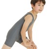 New Dance - Maillot de gimnasia para niño, set gris,
