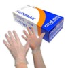 Gloveman Clear Vinyl Gloves (Box of 100) (Extra Large)