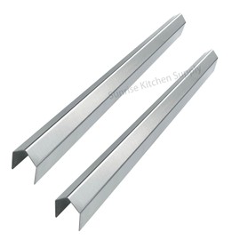(Pack of 2) Sunrise Kitchen Supply Heavy Duty 20 GaugeStainless Steel Deep Fryer Joining Strip/Connector (23"L x 1 1/2"W)