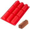 Webake Twinkie Pan - Molde de silicona para tartas 3D,