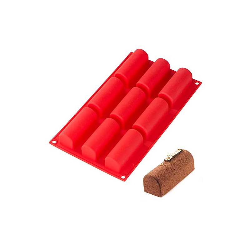 Webake Twinkie Pan - Molde de silicona para tartas 3D,