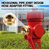 AquaNPT Fire Hose Adapter 2-1/2" NST NH Female to 2"