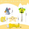 RAINFLOW 4 Pcs Cat Feather Toys -Interactive Cat Toys for