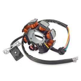 LK 8 Coil Magneto Stator 5 Wires for CG 125cc 150cc 200cc 250cc ATV Quad Dune Buggy Dirt Pit Pro Dirt Bike Go Kart TaoTao Sunl