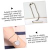 jojofuny 30m Beaded Pull Chain Roller Chain for Jewelry Making