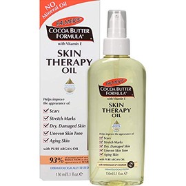 Palmers Formula Skin Therapy Oil with Vitamin E Rosehip, Cocoa Butter, 5.1 Fluid Ounce Paquete de 2 - Producto Original de Alta Calidad, Entrega Rápid
