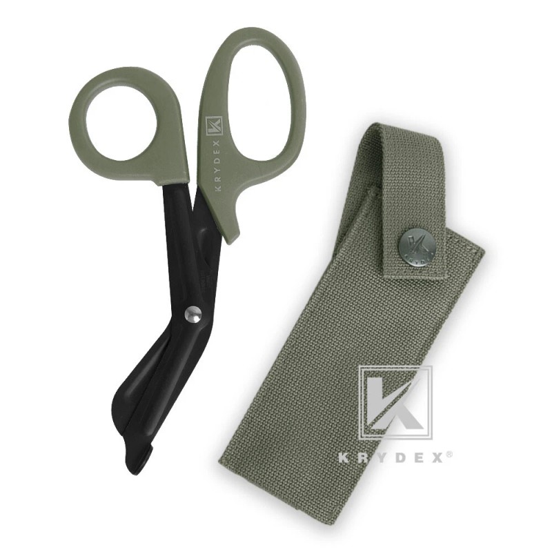 KRYDEX Medic Hand Pouch & Shears Tactical Shear Pouch Scissors