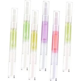 Ablandador de Cutícula en Lápiz Nutritivo para Uñas con Aceite de Extracto Vegetal, Fácil de Llevar y Paquete de 6 Unidades para Manicura en Casa Varios estilos