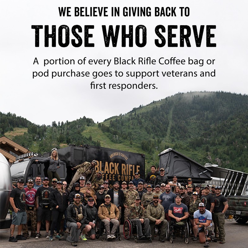 Black Rifle Coffee Company Vanilla, 12oz Bag, Ground Coffee Medium