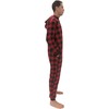 #followme Adult Onesie Pajamas Buffalo Plaid 65954-10195-XXL