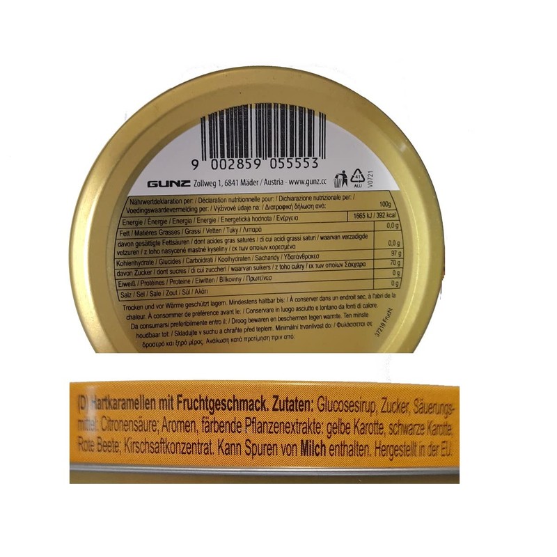 WOOGIE Fine Drops Fruit Mix Candies 200g