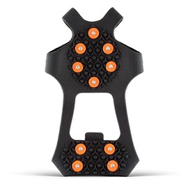 2GO Everyday Icegrip Universal Non-Slip Shoe Spikes, 10 Spikes for the Whole Foot, Shoe Claws, Crampons, Snow Spikes, Snow Chains for Shoes, Optimal Grip on Ice and Snow, Size S