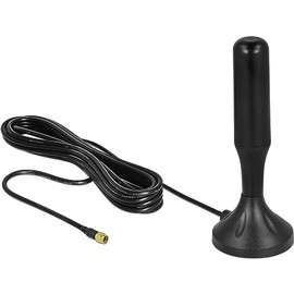 DeLOCK 12587 Antenna 5 dBi Omni-Directional SMA Antenna (5 dBi, 0.698-0.96; 1.71-2.17; 2.5-2.7 GHz, 50 Ohm, Omni-Directional Antenna, SMA, Male)